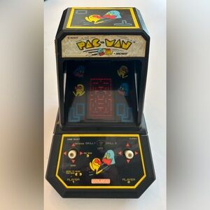 Vintage Pac-Man 1981 Coleco Mini Tabletop Arcade Game Working Condition